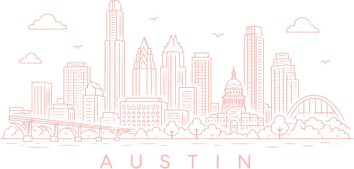 Austin skyline illustration