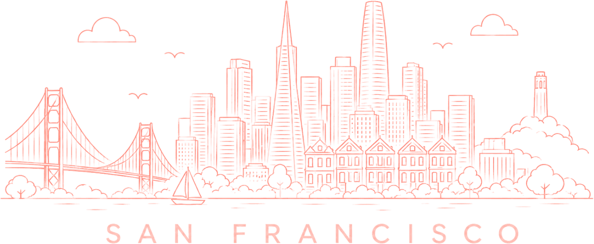 San Francisco skyline illustration